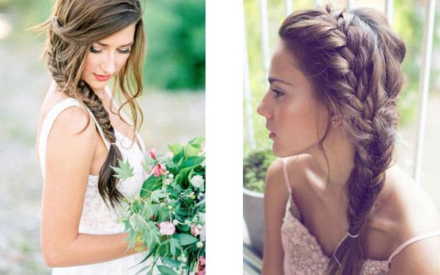 tóc tết lệch vai cá tính